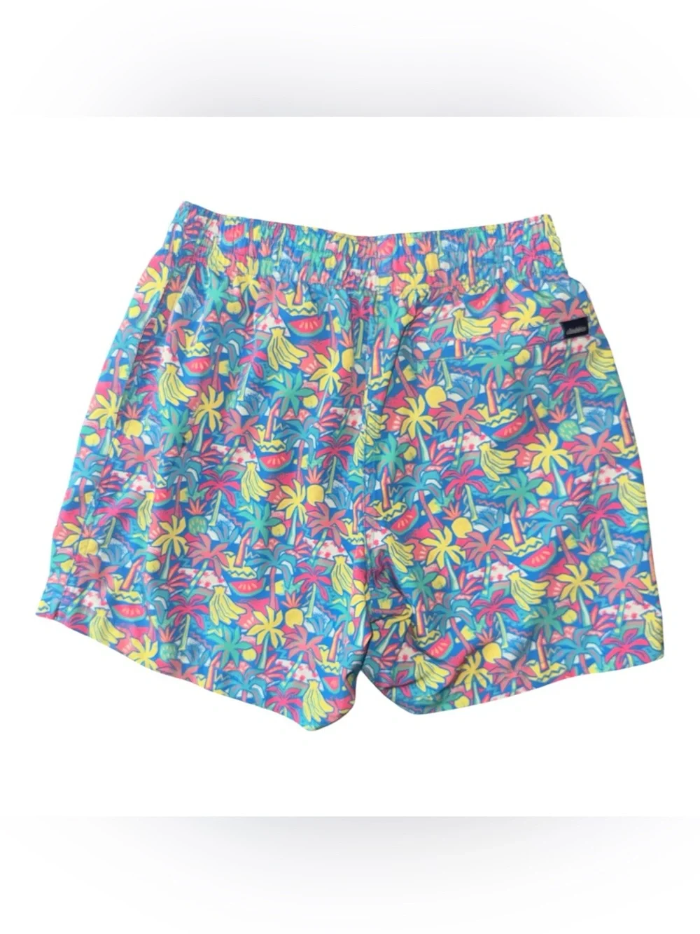 chubbies Kids Bright Tropical Swim Trunks - Blue, Yellow, Pink, Green Swim Suit